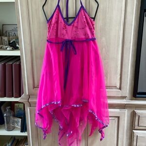 Curtain Call costume dance dress leotard AMe euc